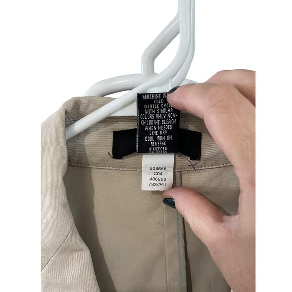 Victoria’s Secret Body By Victoria Blazer Beige Size 6 Y2K Neutral Minimalist - Picture 4 of 14